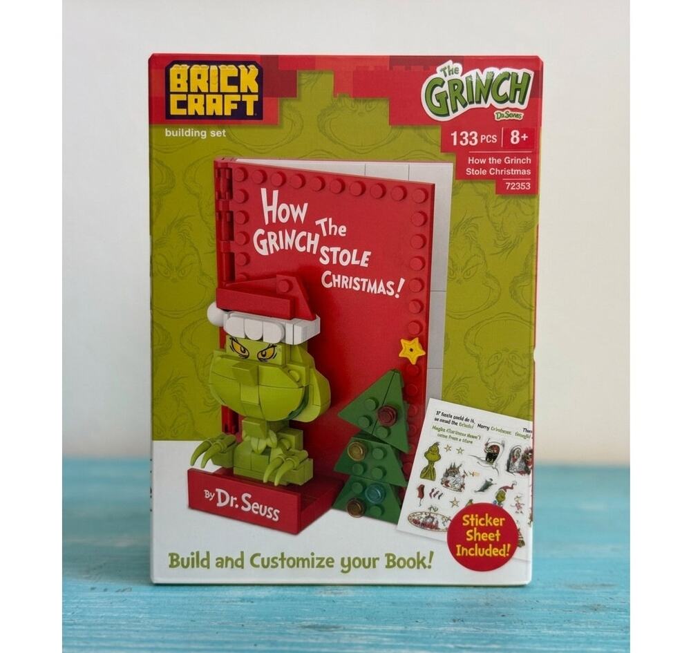 Brickcraft Dr Seuss The Grinch How The Grinch Stole Christmas Book Set